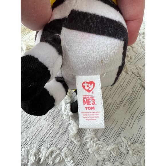 Ty Despicable Me 3 Tom Jail Suit 8 inches Plush Stuffed Character Toy - Picture 3 of 5